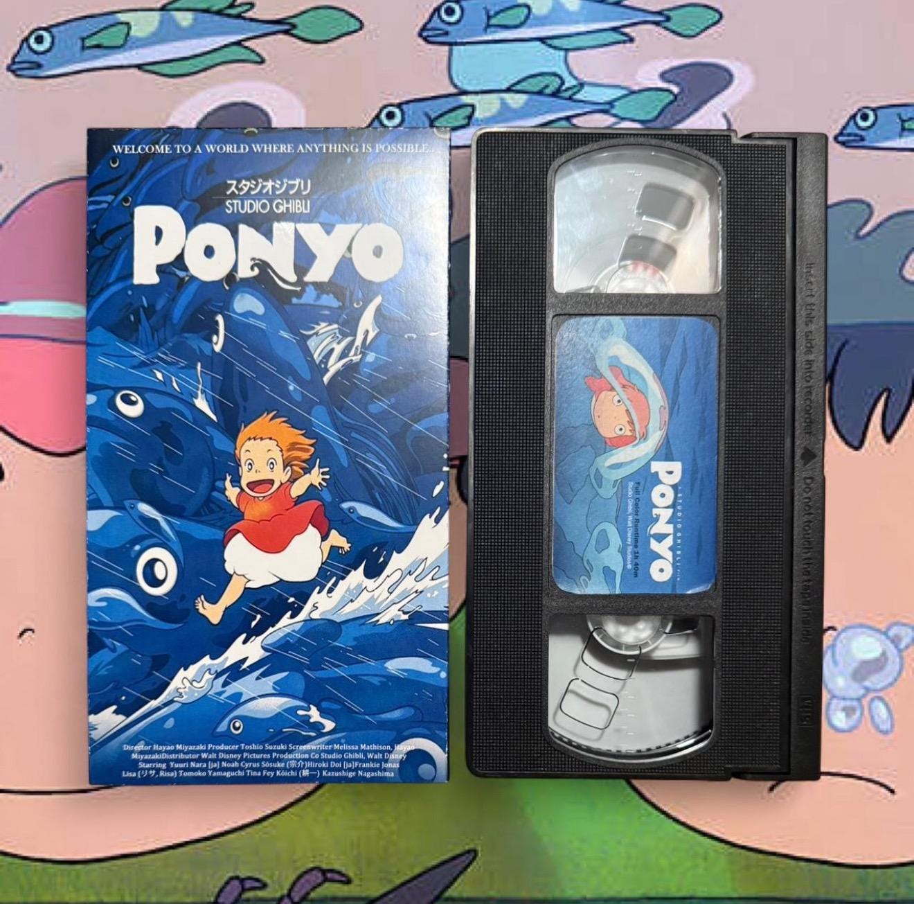 Ponyo Custom VHS Tape (dubbed) - Etsy
