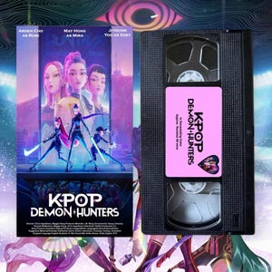 Kpop Demon Hunters Custom VHS tape
