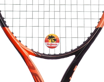 California Tennis Racket Dampeners: Shock Absorbing PVC, 2-Pack