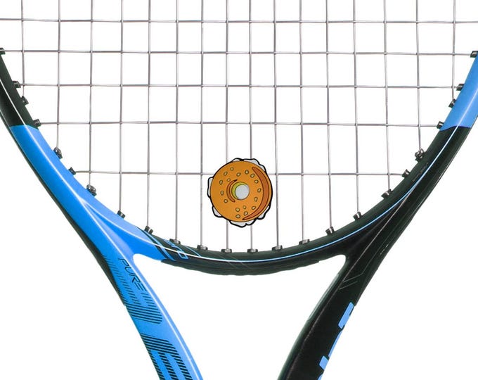 Bagel Tennis Racket Dampeners 2-Pack: Unique Tennis Gift