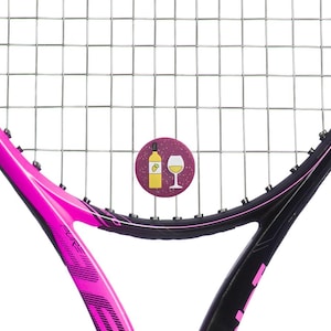 Wine 2 Sided Tennis Racket Dampener 2 Pack Great Tennis Gifts by Racket Expressions