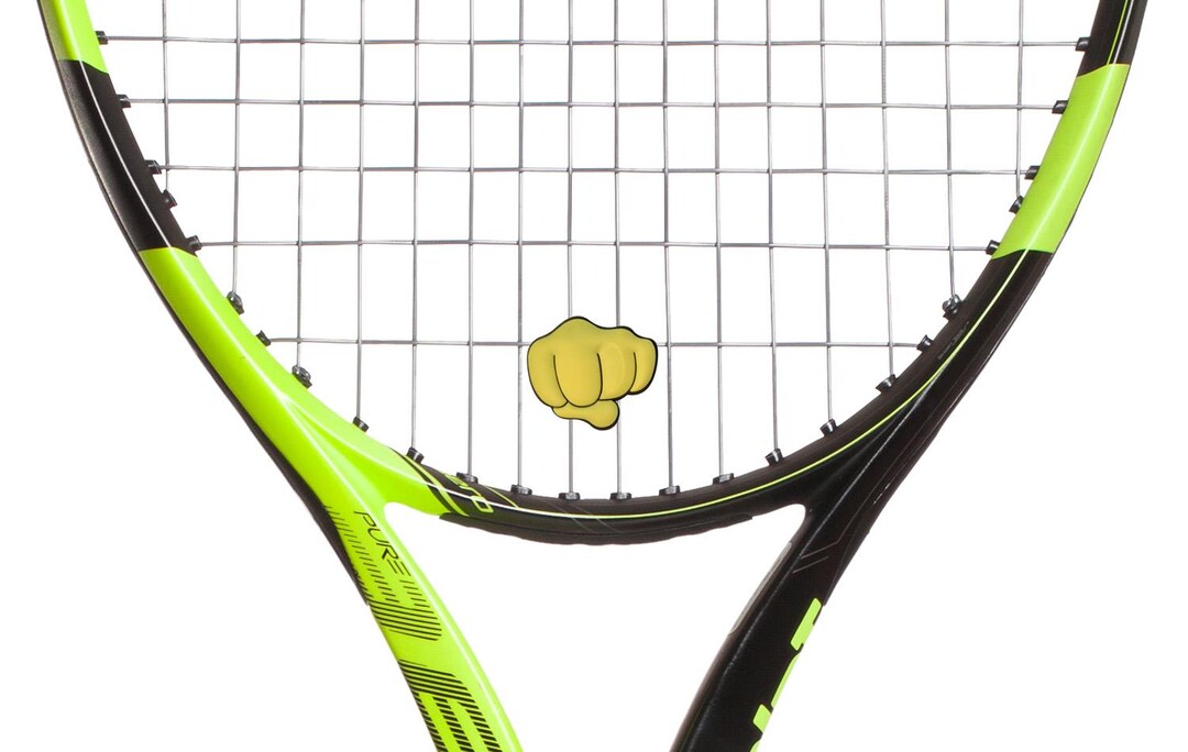 Emoticon Racket Fist Emoji Oversized Tennis Racket Dampeners: Shock Absorbers, 2-pack ...