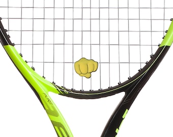 Fist Emoji Oversized Tennis Racket Dampeners: Shock Absorbers, 2-Pack