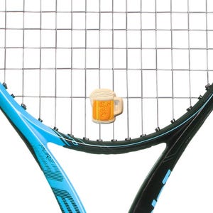 Beer Tennis Racket Dampener 2 Pack Great Tennis Gift Ideas by Racket Expressions