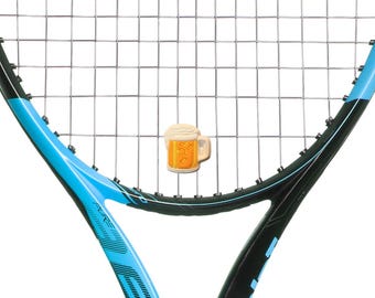 Beer Tennis Racket Dampeners 2-Pack: Unique Tennis Gift