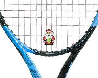 Santa Tennis Racket Dampeners, Holiday Gift (2-Pack)