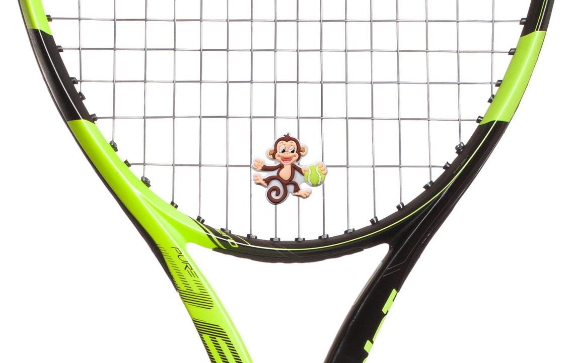 Monkey Tennis Racket Dampeners: Kids' Vibration Shock Absorbers, 2-pack ...