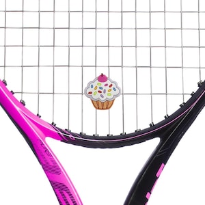 Cupcake Tennis Racket Dampener 2 Pack Great Tennis Gifts by Racket Expressions