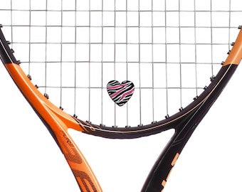 Zebra Heart Tennis Racket Shock Absorber 2 Pack