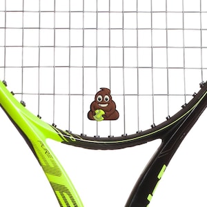 Poop Emoji Tennis Racket Dampener 2 Pack Great Kids Tennis Gifts by Racket Expressions