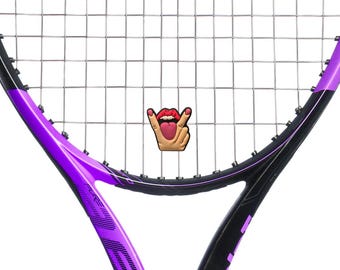 Eat Me Tennis Racket Dampeners, Girls Tennis Gifts, 2-Pack