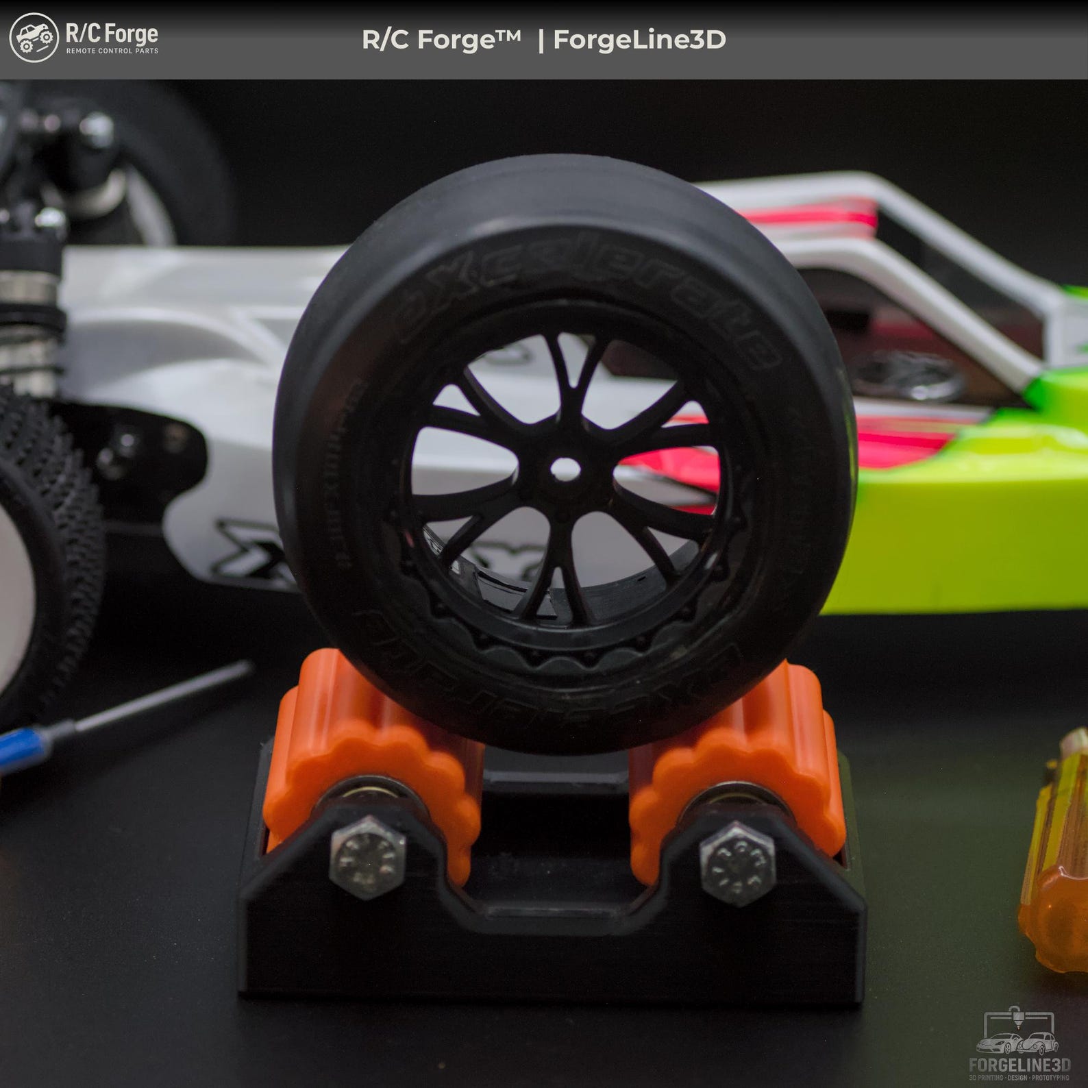 Rc Ripple Buster RC Foam Buster Tool: RC Tire Break in Roller, 3D Printed RC Accessory ...