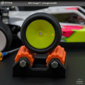 RC Foam Buster Tool: RC Tire Break In Roller, 3D Printed RC Accessory, Pit Gear Setup Tool, Crawler Tire Foam Prep
