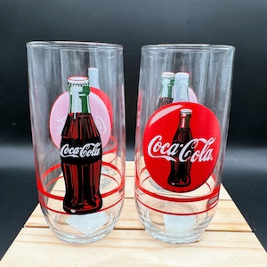 コカ・コーラ   1980年代　入手困難非売品　オリジナルデザイングラス1個 コカ・コーラ 1980年代 入手困難非売品 オリジナルデザイングラス1個