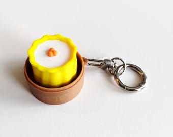 Siu Mai Dim Sum Fidget Clicker Keychain: Hong Kong Toy Gift