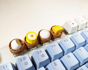 Dim Sum Keycaps | Novelty Asian Food Mechanical Keyboard