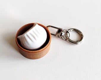 Har Gow Dim Sum Fidget Keychain: 3D Printed Mini Food Toy