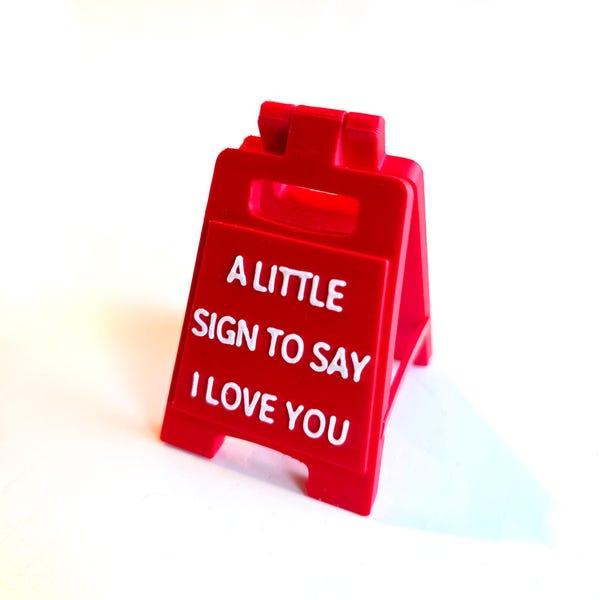 I Love You Sign | Long Distance Gift | Surprise Present