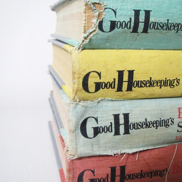 Vintage Book Bundle- Good Housekeeping- Bright Colors- Children's Books