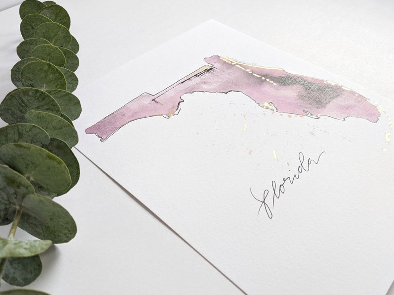 8x10 Florida Print