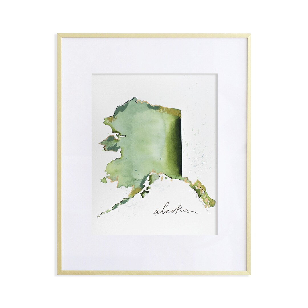 8x10 Alaska Print - Etsy