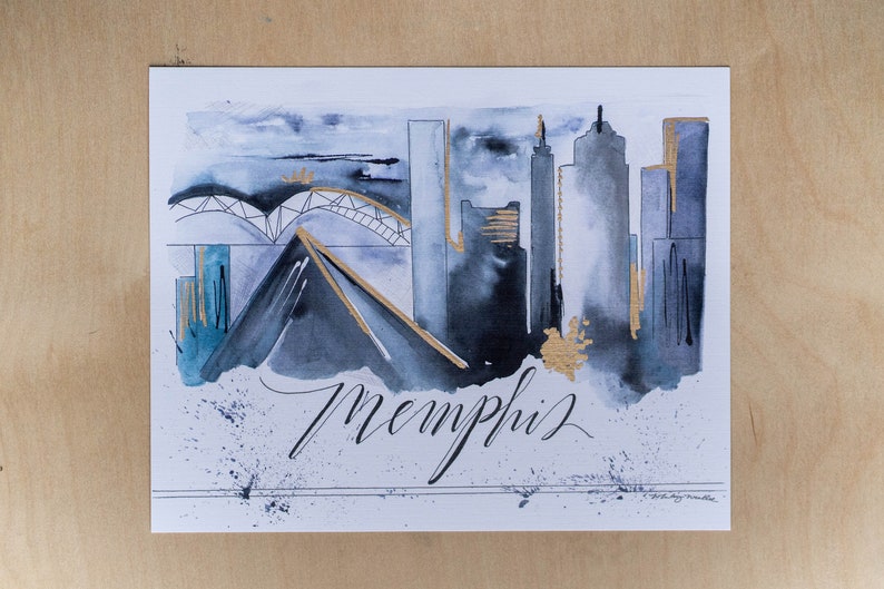 8x10 Memphis Print