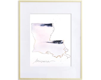 8x10 Louisiana Print