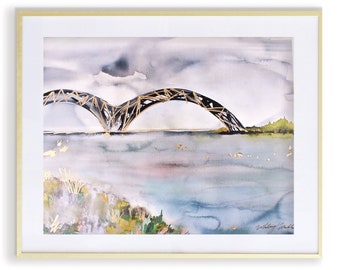 11x14 Memphis Bridge Landscape Print