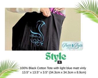 Muslimah Tote Bag, Islamic Gifts, Muslim Travel Bag, Muslim Tote, Muslim Gifts, Eid Gift, Girls Tote Bag, Muslimah, Arabic Phrases, Trendy