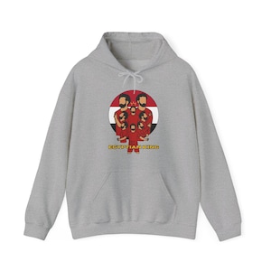 Ägyptischer König Hoodie | Lila Fan inspiriertes Mo Salah Sweatshirt | 8 Farben | Erwachsene S-5XL | Fußball Geschenk für Reds Fan
