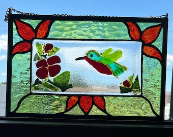 Buntglas-Kolibri