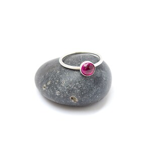 Small Gemstone Stacking Ring - Etsy