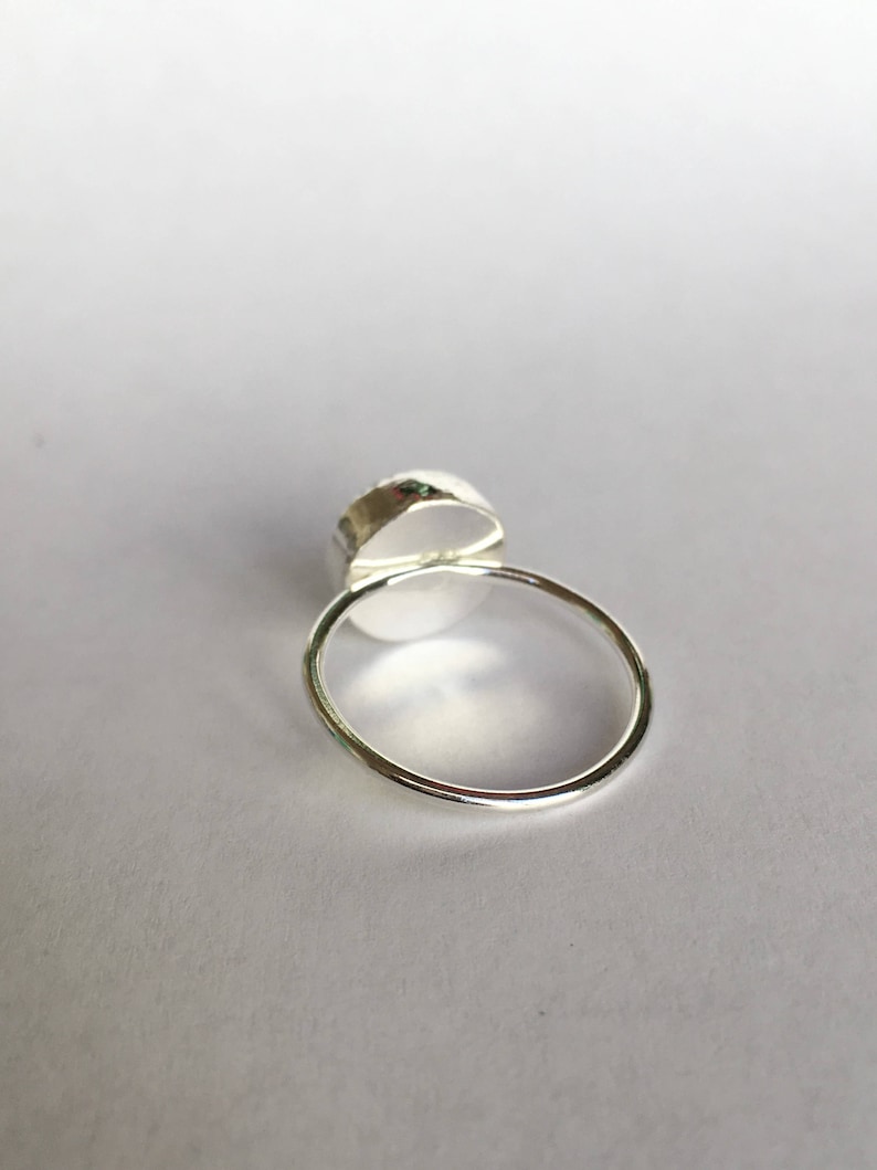 Round Mood Ring Sterling Silver or 14k Gold image 6