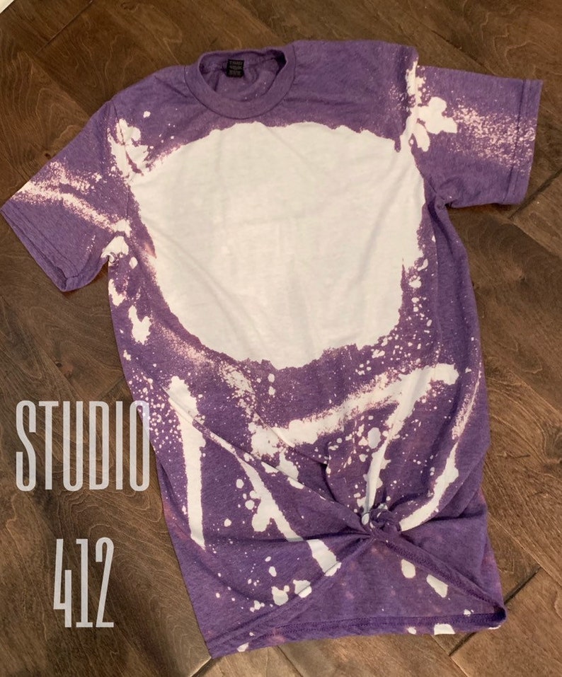 bleached tees wholesale