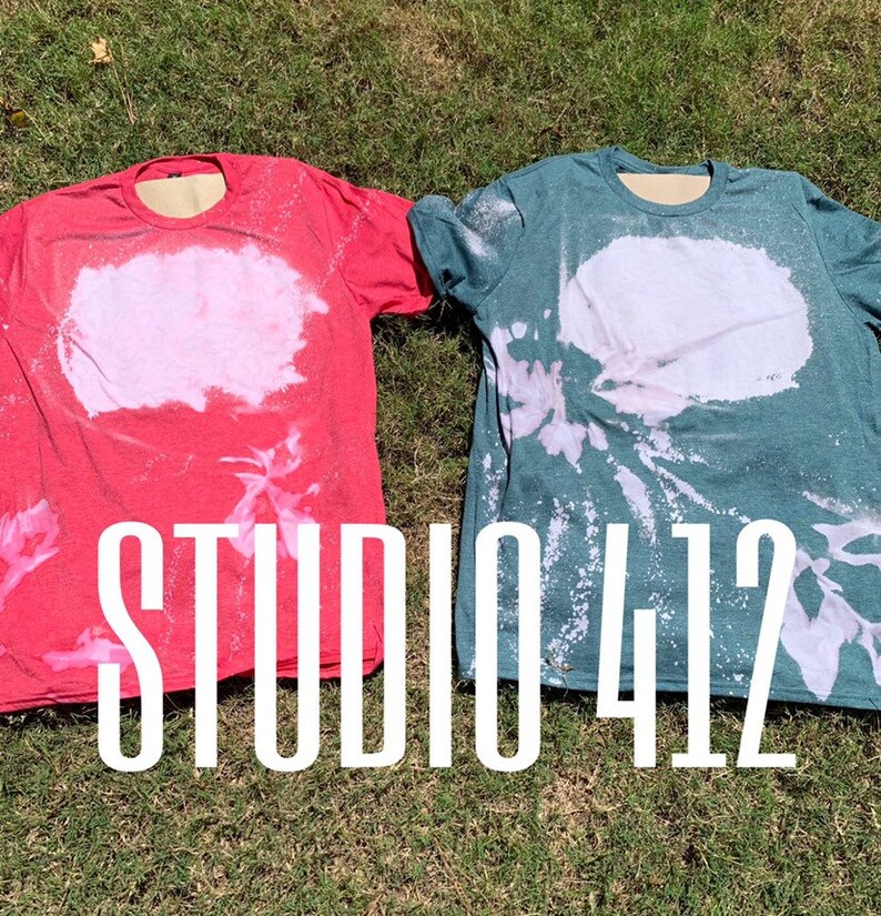 bleached tees wholesale