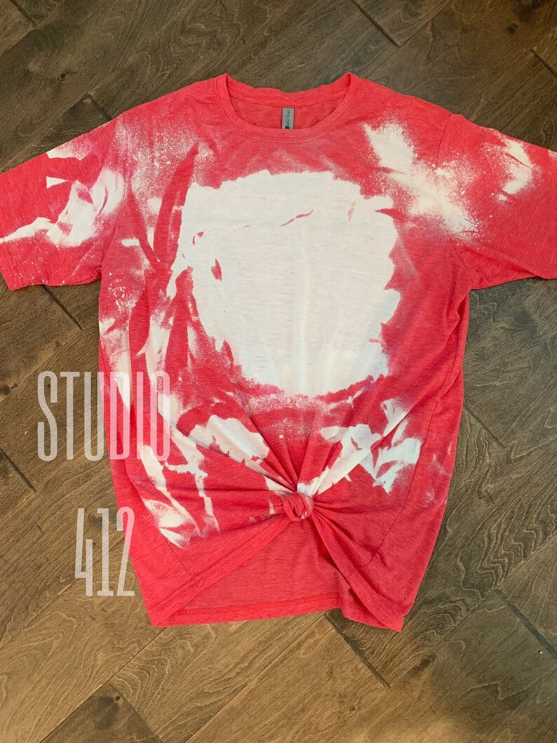bleached tees wholesale