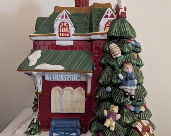 スポード TRAIN STATION クッキージャー 陶器製 【公式通販】