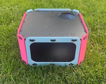 Modular 3D Printed Pet House for Rats, Hamsters & Small Pets | Custom Colors | Ratification Animal Habitat