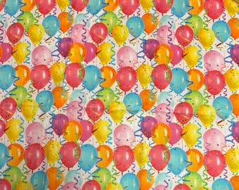Balloons Cotton Fabric