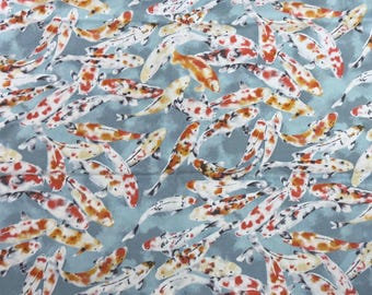 Koi Pond Cotton Fabric