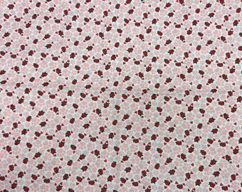 Rose And Paw Cotton Fabric