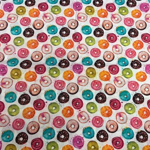 Donuts Cotton Fabric