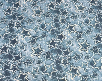 Tied Dye Style Starts Cotton Fabric