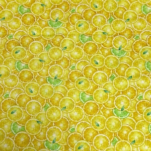 Lemon Cotton Fabric