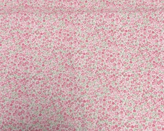 Small Pink Flowers Fabric