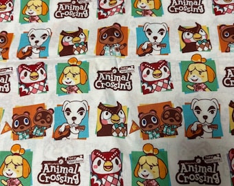 Animal Crossing Cotton Fabric