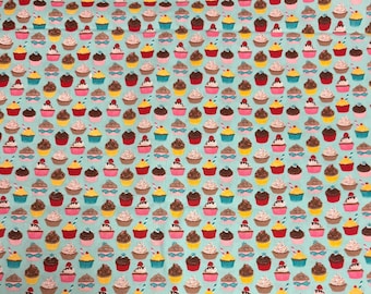Cup Cake Cotton Fabric