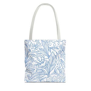 Florale Tragetasche - Schickes All-Occasion-Accessoire für umweltfreundliches Leben, Shopping, Strandtage, Geschenke, Sommer-Vibes, handgefertigtes Design