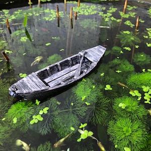 Fishtank decoration, Floating boat for fishtank, Aquarium gift