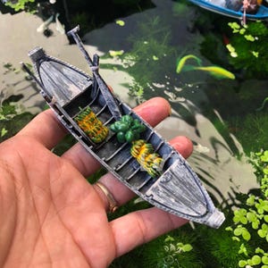 Aquarium ornaments, Floating boat for fishtank